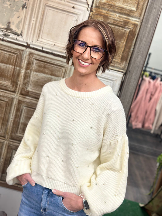 Ivory Pearl Sweater