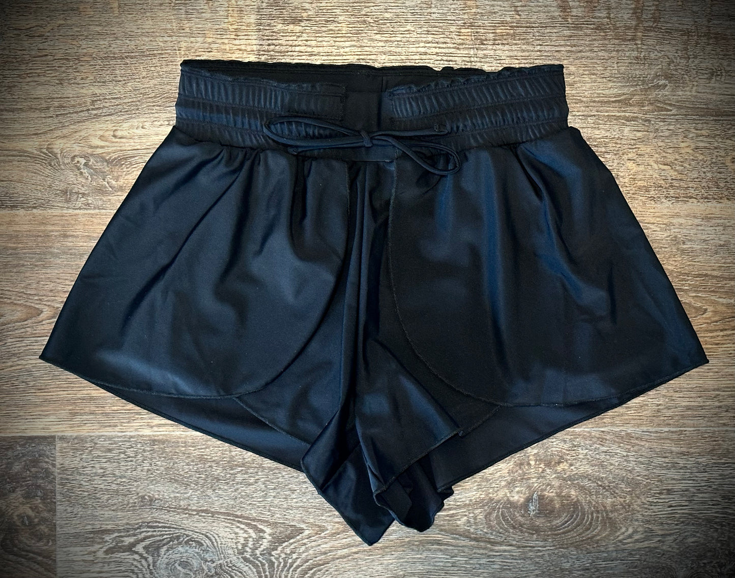 Black Lined Shorts