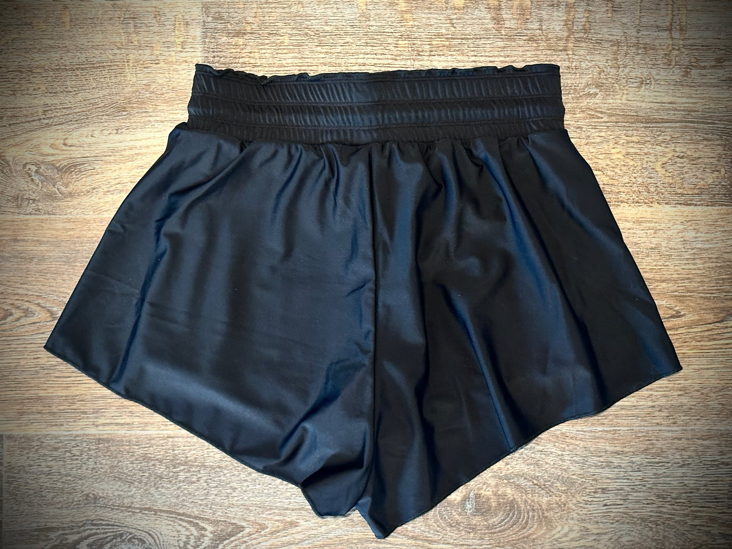 Black Lined Shorts