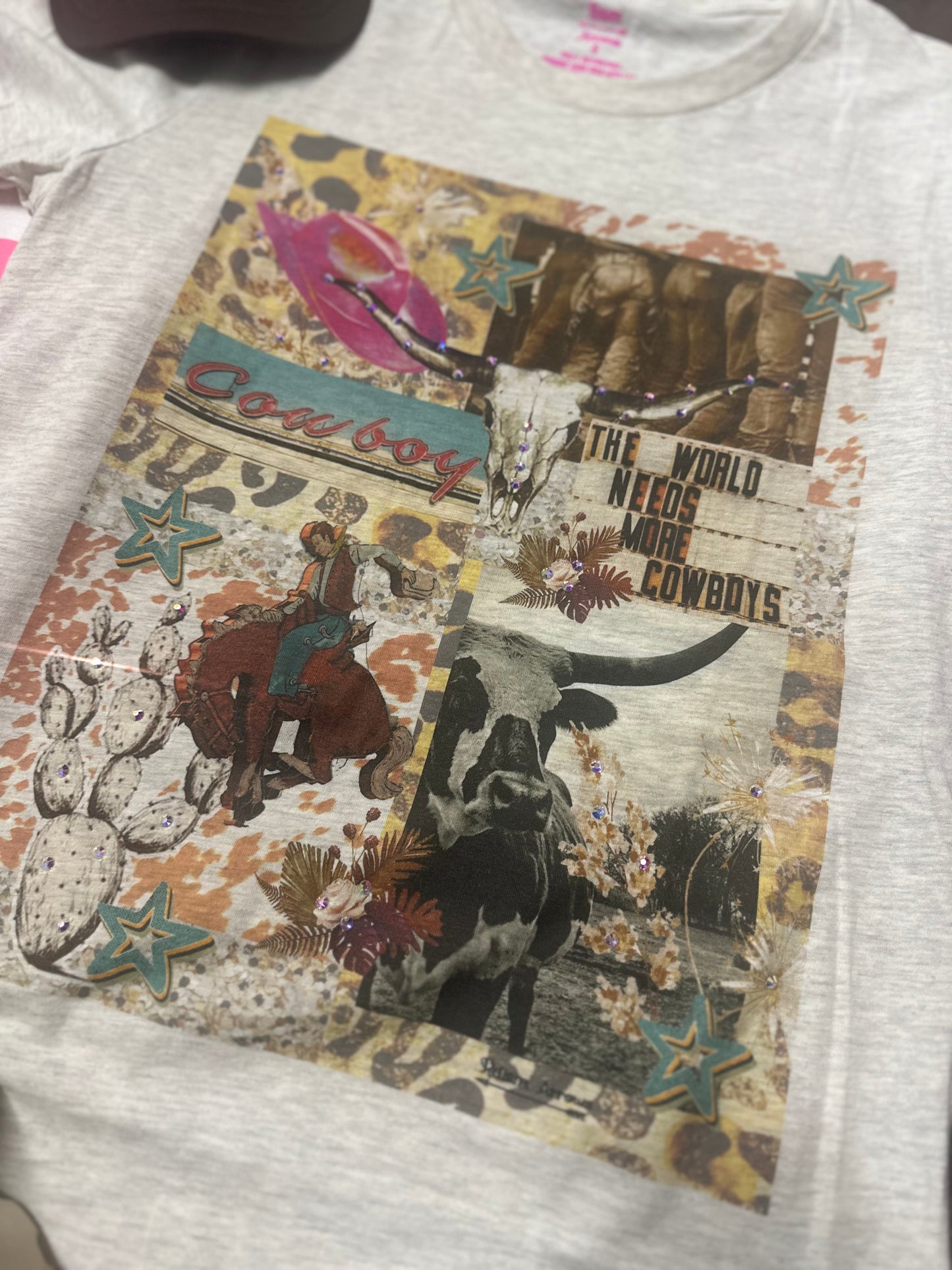 Cowboy Collage Tee