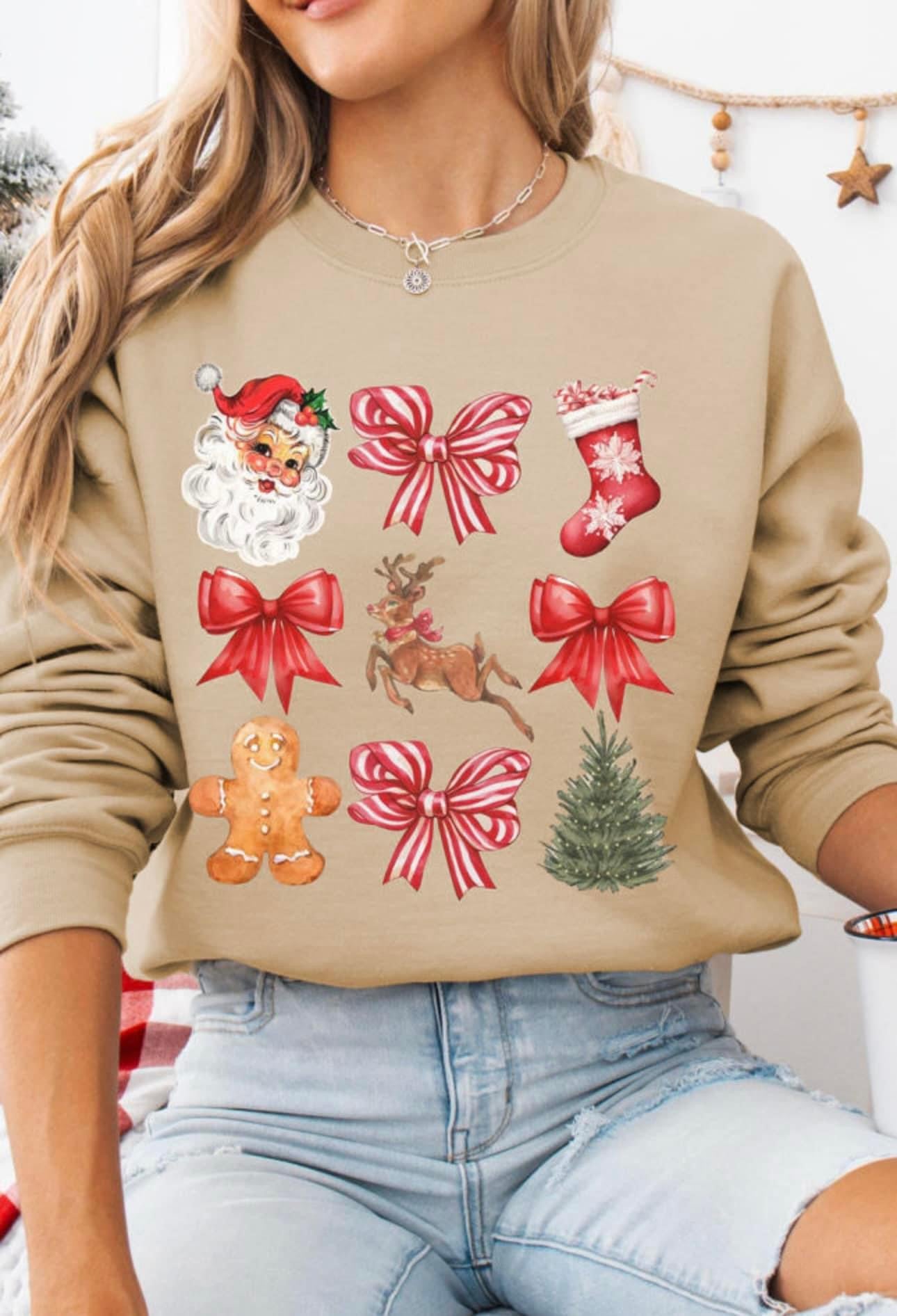 Christmas Collage Sweatshirt